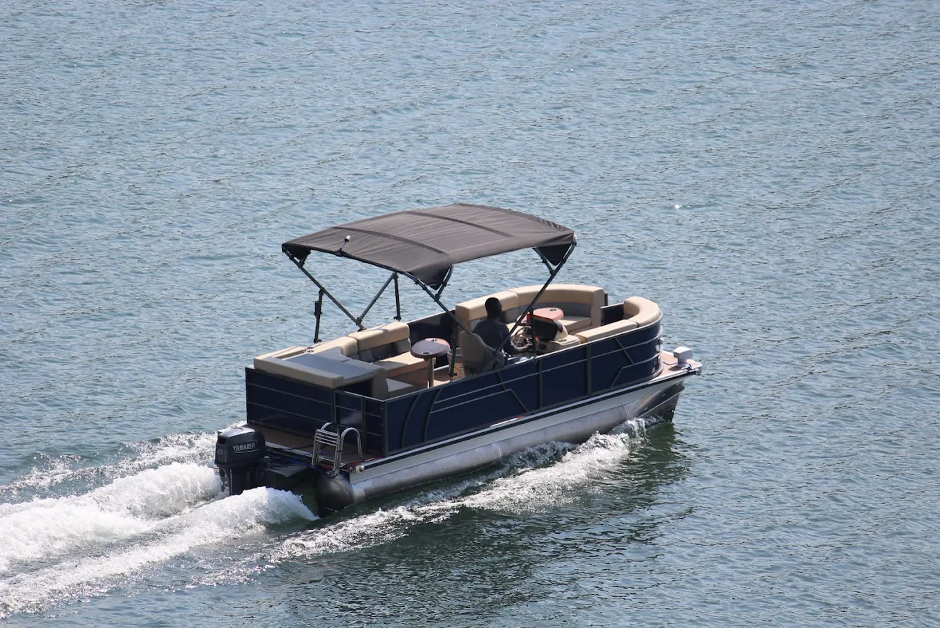 Our private boat on Lake Kivu