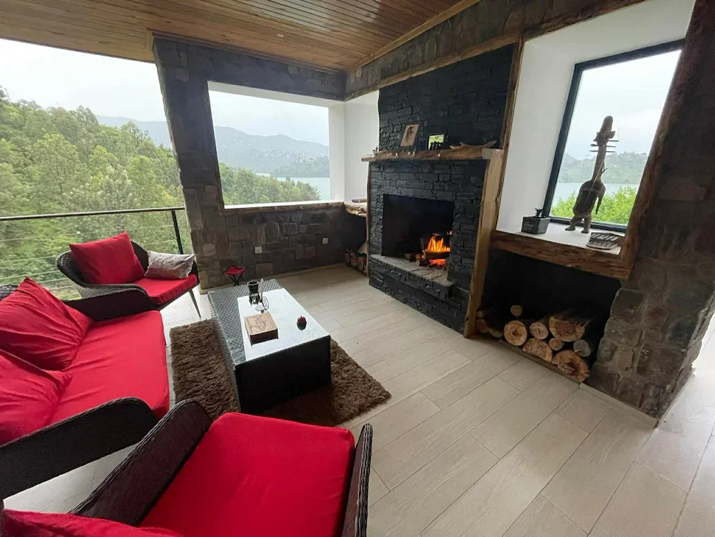 Inside the cottage
